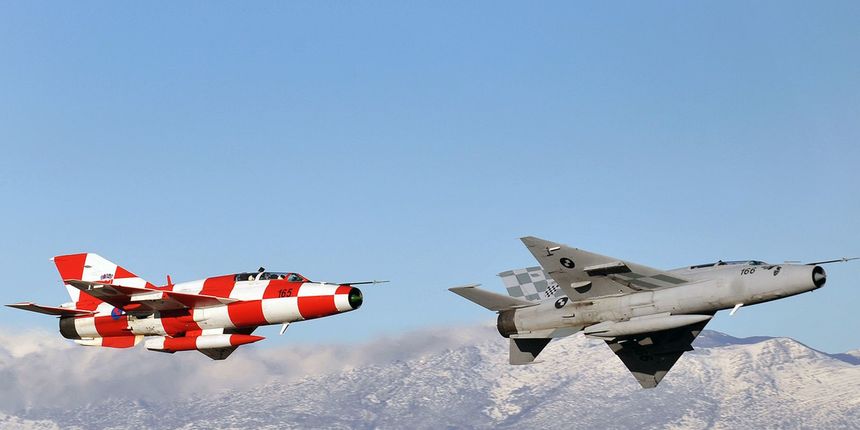 Vježbe pilota borbenih MIG-ova