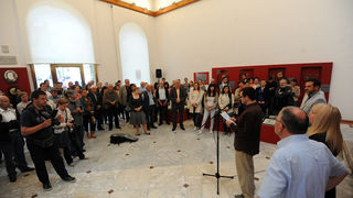 Zadar, 020513. U Gradskoj lozi se veceras otvorila izlozba “Boreli – otkup obiteljske ostavstine”. Na izlozbi se prezentirao dio predmeta iz obiteljske ostavstine koju na otkup Narodnom muzeju Zadar nudi gospodin Goran Borelli, izravni nasljednik obitelj Zadar, 020513. U Gradskoj lozi se veceras otvorila izlozba “Boreli – otkup obiteljske ostavstine”. Na izlozbi se prezentirao dio predmeta iz obiteljske ostavstine koju na otkup Narodnom muzeju Zadar nudi gospodin Goran Borelli, izravni nasljednik obitelj