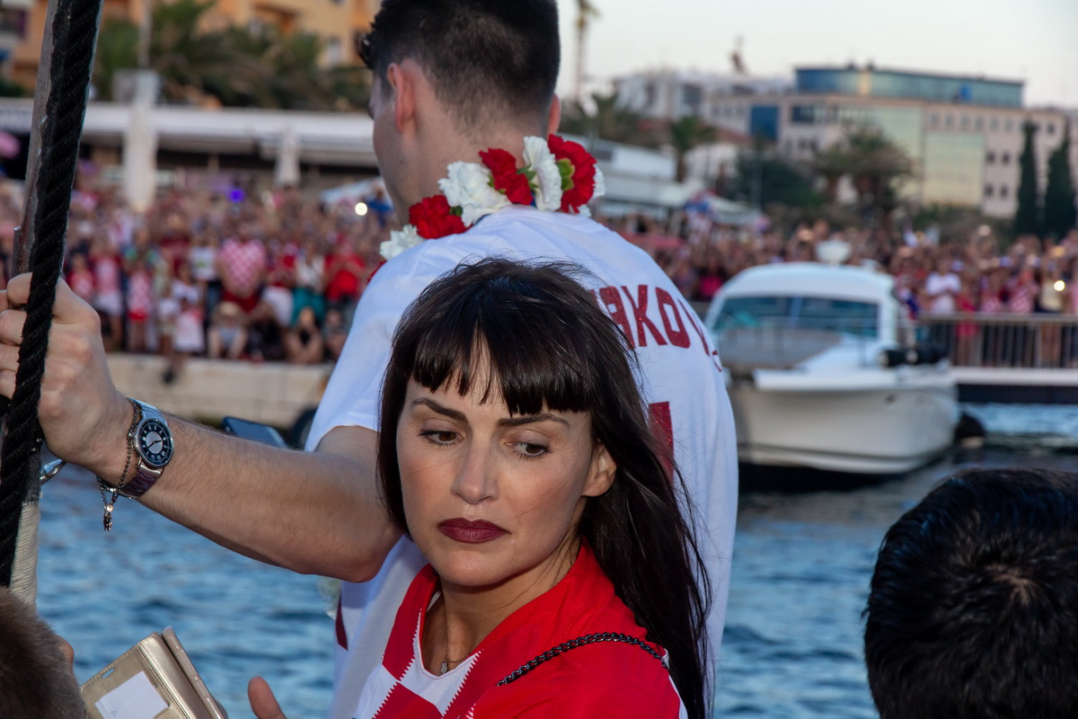 Veličanstven doček četvorice zadarskih Vatrenih od Gradskog mosta do Foruma