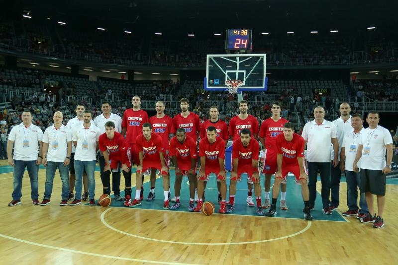 Arena Zagreb, Pripremna košarkaška utakmica Hrvatska – Litva 94-80, Foto: alibor Urukalović/PIXSELL