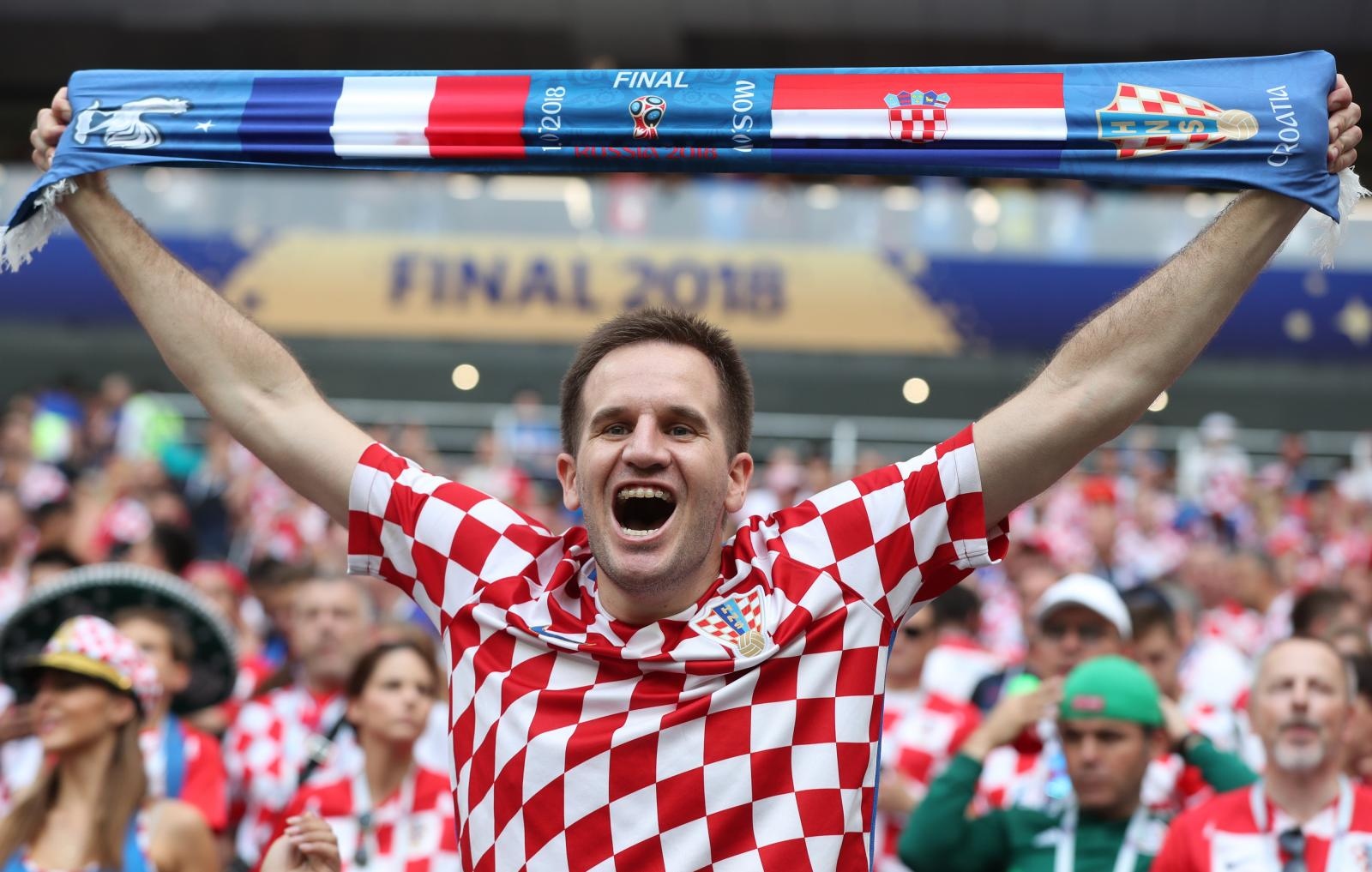 Hrvatski navijači briljiraju na tribinama stadiona Lužnjiki