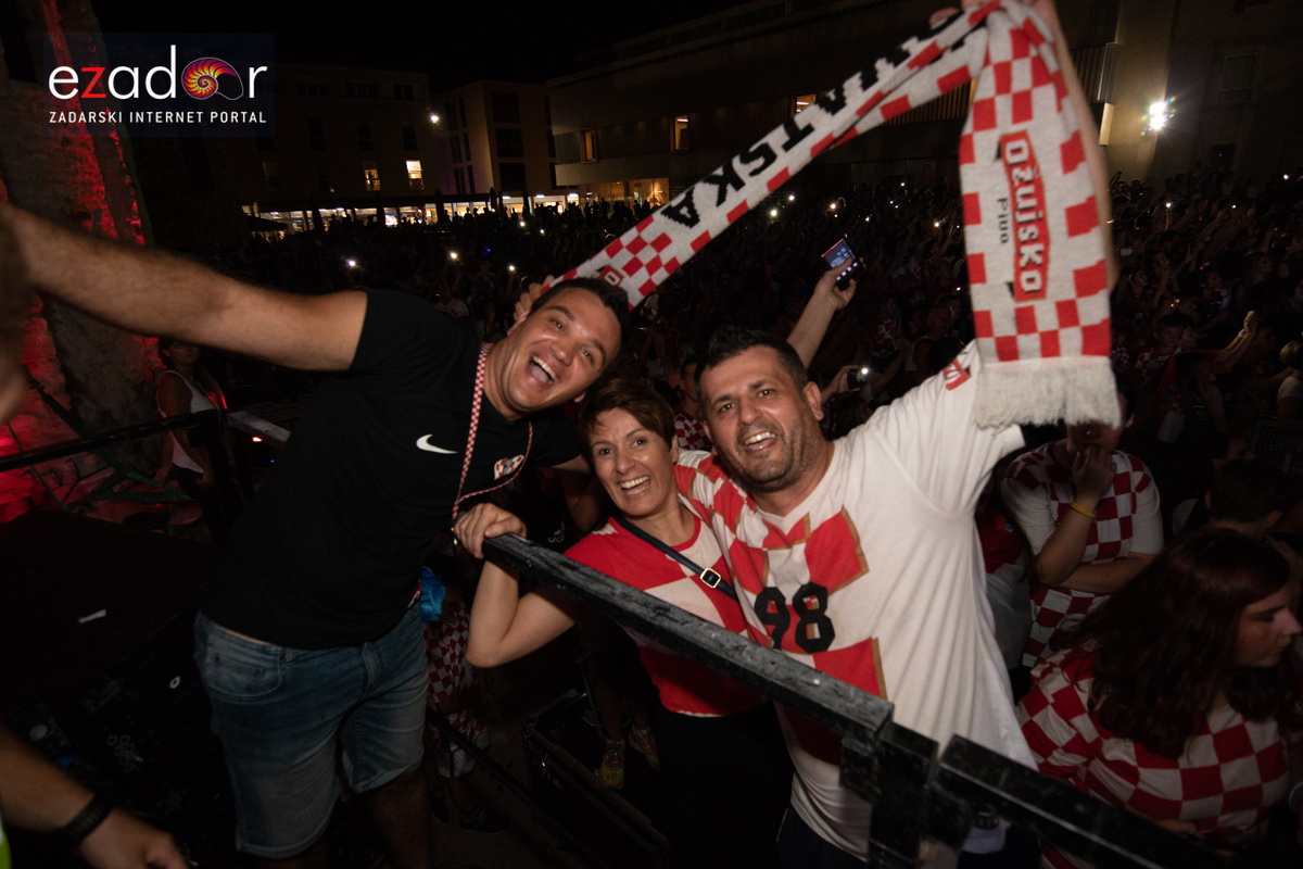 Veličanstven doček četvorice zadarskih Vatrenih