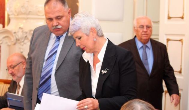 Jadranka Kosor, Ivan Šuker, Vlada RH (Foto: Davor Pongračić / Cropix)