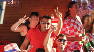 Bibinje: Navijanje za Vatrene i fešta nakon pobjede nad Rusijom