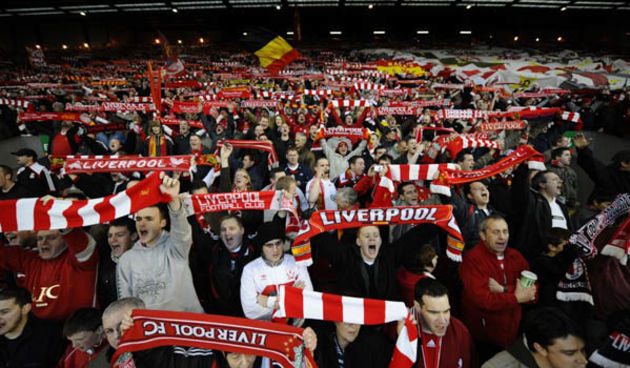 Liverpoolovi navijači (Foto:guim.co.uk)
