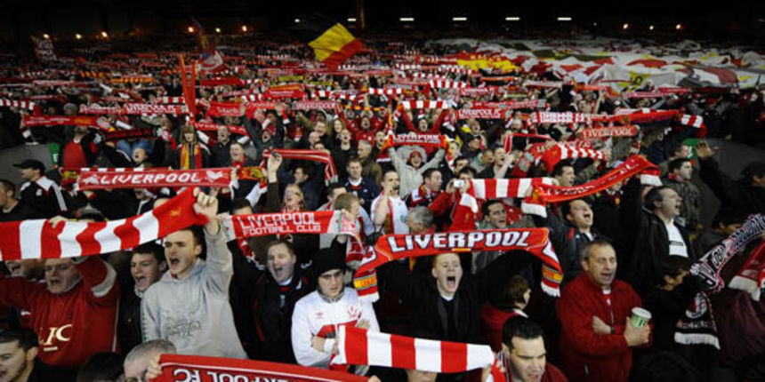 Liverpoolovi navijači (Foto:guim.co.uk) Liverpoolovi navijači (Foto:guim.co.uk)