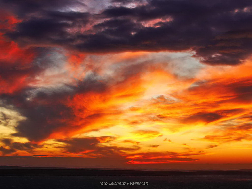 Prekrasan tribanjski zalazak