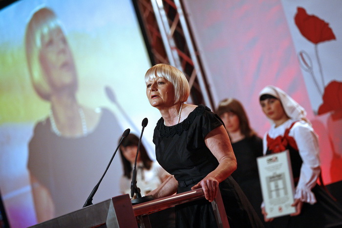 Zagreb, 161110.
U hotelu Westin odrzan je 20. susret CROMA 2010, na kojm su dodijeljene nagrade za najbolje menadzere i poduzetnike u ovoj godini. Dodijeljeno je 14 nagrada i plaketa.
Na slici: Ljerka Puljic, Agrokor d.d., dobitnica nagrade za zivotno dje Zagreb, 161110.
U hotelu Westin odrzan je 20. susret CROMA 2010, na kojm su dodijeljene nagrade za najbolje menadzere i poduzetnike u ovoj godini. Dodijeljeno je 14 nagrada i plaketa.
Na slici: Ljerka Puljic, Agrokor d.d., dobitnica nagrade za zivotno dje