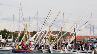 Murter: Po jakoj buri održana je tredicionalna 18. regata Latinsko idro – Murter 2015. Photo: Duško Jaramaz/PIXSELL Murter: Po jakoj buri održana je tredicionalna 18. regata Latinsko idro – Murter 2015. Photo: Duško Jaramaz/PIXSELL