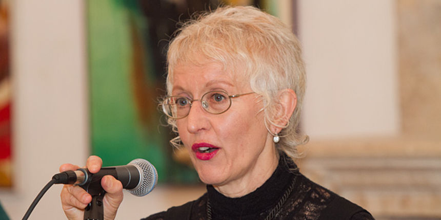 Izložba Ante Kaštelančića u Gradskoj loži, ljubica srhoj. foto: Leo Banić