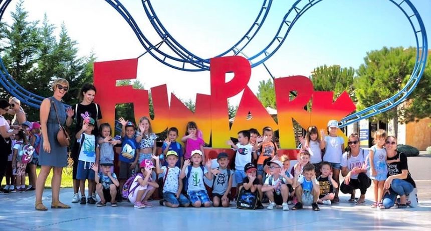 Posjet Fun Parku Biograd, djeca