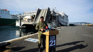 U Gaženicu dopremljena vojna oprema i sredstva za vježbu Immediate Response 21 U Gaženicu dopremljena vojna oprema i sredstva za vježbu Immediate Response 21