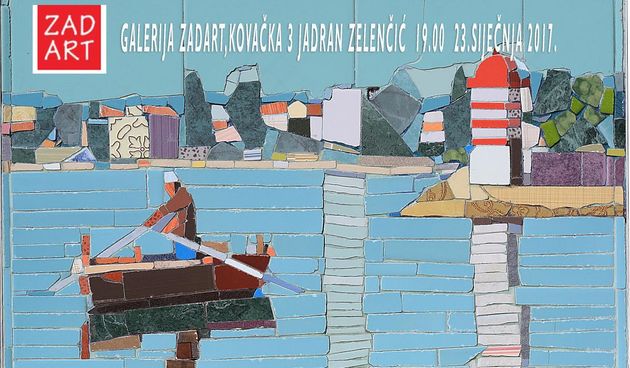 Izložba Zadar u keramičkim pločicama autora Jadrana Zelenčića