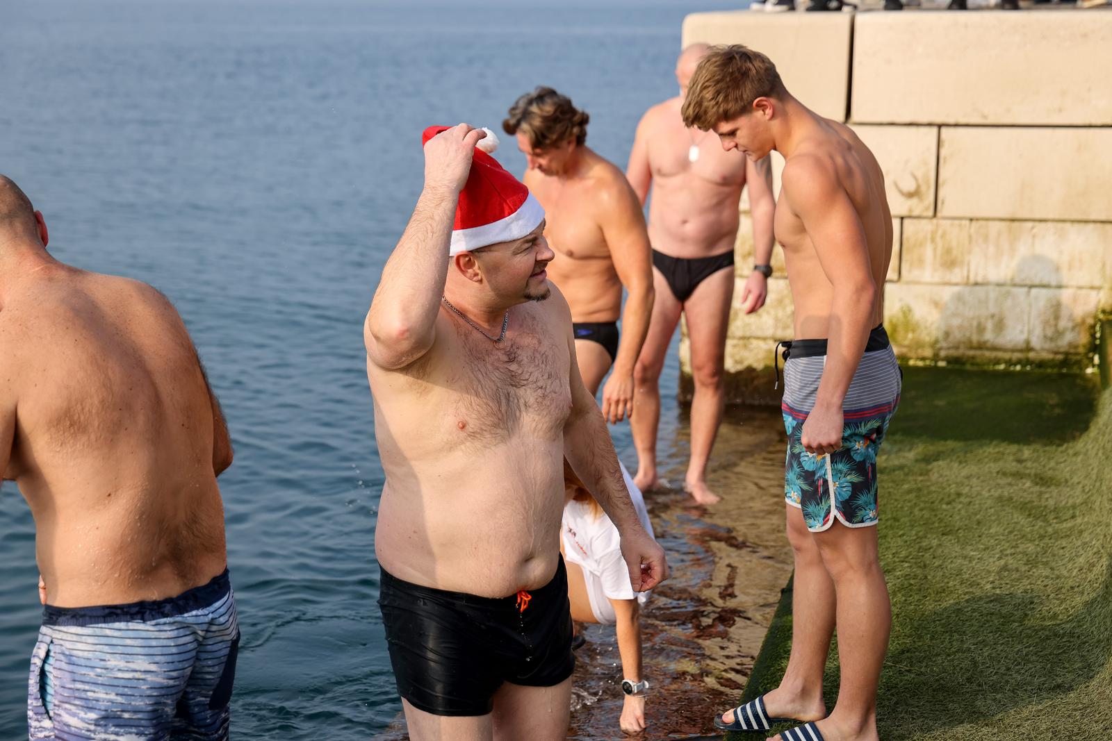 Novogodišnje kupanje na Morskim orguljama