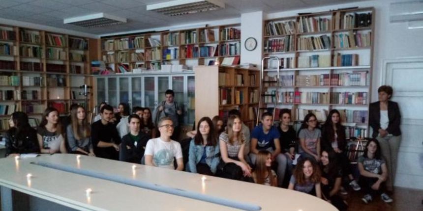 Zadarski gimnazijalci obilježili “Noć knjige” Zadarski gimnazijalci obilježili “Noć knjige”