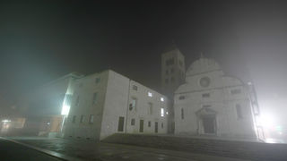 Zadarska večer u magli 8. veljače (foto:Saša Čuka)