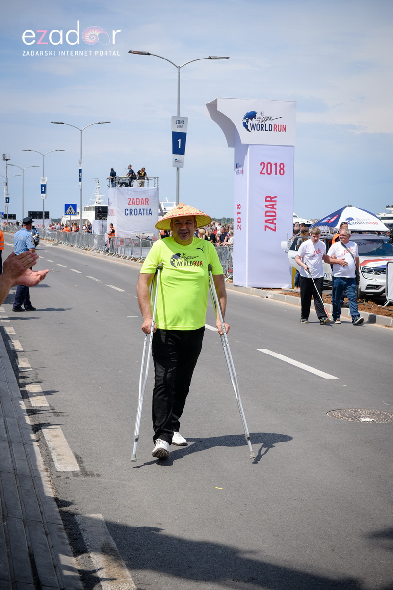 Start utrke Wings for Life World Run Zadar 2018.
