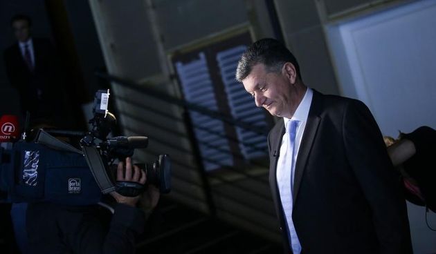 Suceljavanje predsjednickih kandidata na Novoj TV. Kolinda Grabar Kitarović, Ivo Josipović, Milan Kujundžić, Ivan Sinčić.Photo: Petar Glebov/PIXSELL