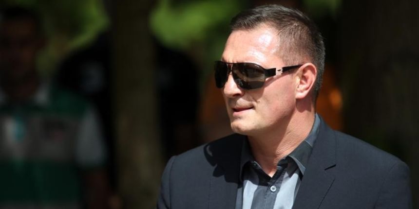 Posljednji ispracaj umirovljenog casnika HVO-a Vinka Zuljevica Klice na gradskom groblju Markovo polje. Josip Klemm. Photo: Petar Glebov/PIXSELL