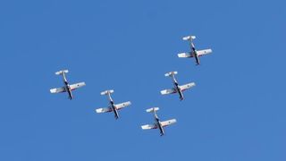 Akro skupina “Krila oluje” u novom sastavu predstavila novi letački program, Foto: Dino Stanin/PIXSELL