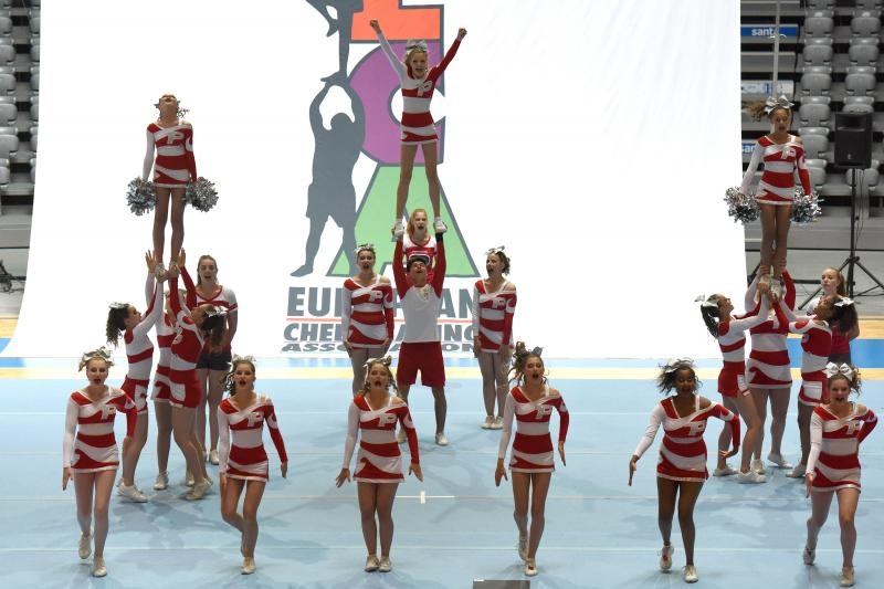 Zadar – U dvorani Krese Cosica na Visnjiku otvoreno je Europsko prvenstvo navijacica “European cheerleading championships 2015”. Danas i sutra svoje ce plesno akrobatske vjestine pokazati vise od 1500 natjecateljica. Photo: Dino Stanin/PIXSELL Zadar – U dvorani Krese Cosica na Visnjiku otvoreno je Europsko prvenstvo navijacica “European cheerleading championships 2015”. Danas i sutra svoje ce plesno akrobatske vjestine pokazati vise od 1500 natjecateljica. Photo: Dino Stanin/PIXSELL