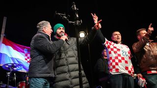 Veličanstveni doček brončanog Joška Gvardiola @ Novigrad Veličanstveni doček brončanog Joška Gvardiola @ Novigrad