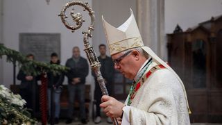 Nadbiskup Milan Zgrablić predvodio je misu na Božić u katedrali svete Stošije