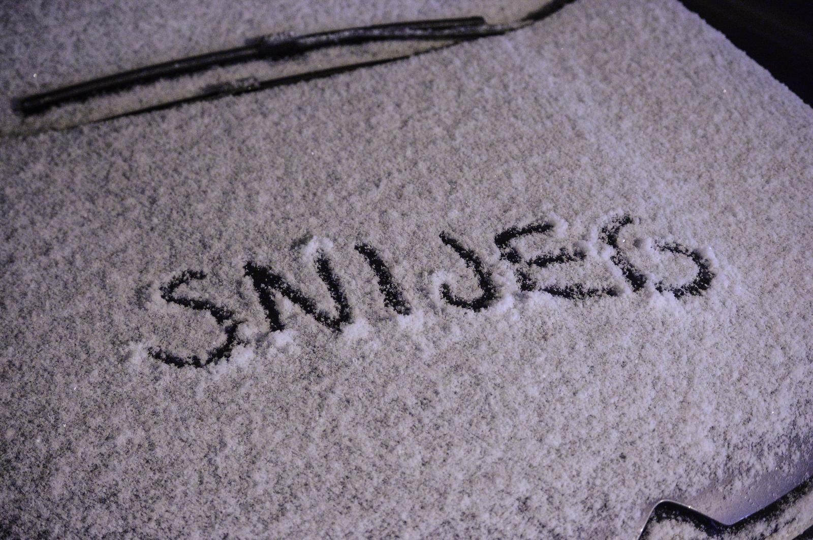 Prvi ovogodišnji snijeg zabjelio je Sljeme