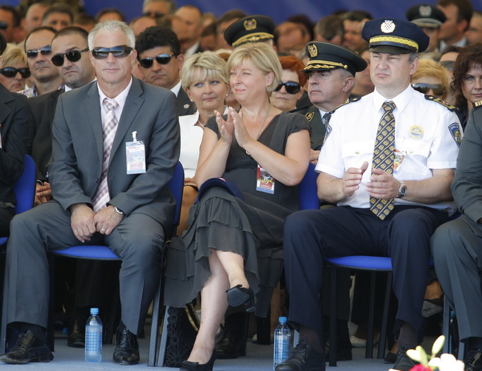 Knin, 050810.
Proslava Dana pobjede i 15. godisnjice akcije Oluja u Kninu.
Na fotografiji: Predsjednica ustavnog suda Jasna Omejec.
Foto: Jakov Prkic / Cropix Knin, 050810.
Proslava Dana pobjede i 15. godisnjice akcije Oluja u Kninu.
Na fotografiji: Predsjednica ustavnog suda Jasna Omejec.
Foto: Jakov Prkic / Cropix