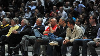 Zadar, 260513.
Dvorana Kresimira Cosica. 
3. polufinalna utakmica prvenstva Hrvatske izmedju KK Zadar i KK Cedevita.
Na fotografiji: Emil Tedeschi.
Foto: Luka Gerlanc / CROPIX