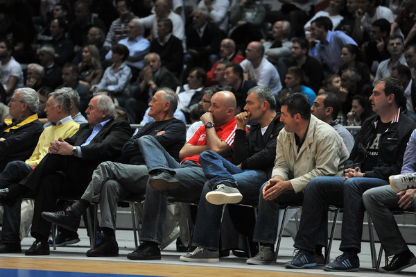 Zadar, 260513.
Dvorana Kresimira Cosica. 
3. polufinalna utakmica prvenstva Hrvatske izmedju KK Zadar i KK Cedevita.
Na fotografiji: Emil Tedeschi.
Foto: Luka Gerlanc / CROPIX