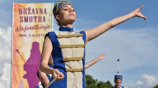 Odrzana je drzavna smotra mazoretkinja u organizaciji Hrvatskog mazoret saveza. Photo: Dino Stanin/PIXSELL Odrzana je drzavna smotra mazoretkinja u organizaciji Hrvatskog mazoret saveza. Photo: Dino Stanin/PIXSELL