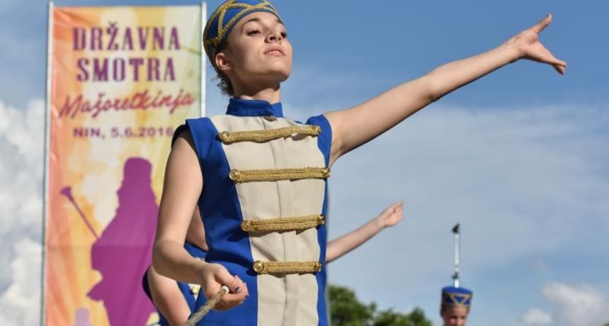 Odrzana je drzavna smotra mazoretkinja u organizaciji Hrvatskog mazoret saveza. Photo: Dino Stanin/PIXSELL Odrzana je drzavna smotra mazoretkinja u organizaciji Hrvatskog mazoret saveza. Photo: Dino Stanin/PIXSELL