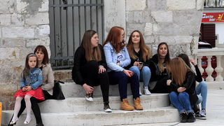 The Voice u Zadru: Sara, Dino, Ive i Jure na Trgu pet bunara, Foto: Roberto Lerga