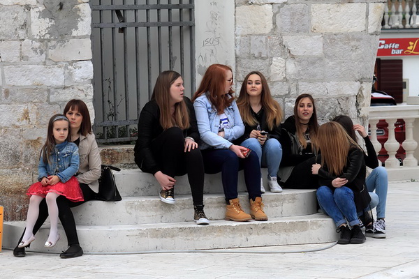 The Voice u Zadru: Sara, Dino, Ive i Jure na Trgu pet bunara, Foto: Roberto Lerga