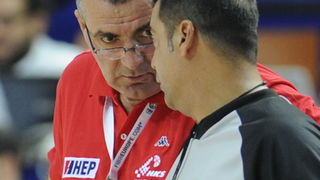 Katowice, 180909.
Dvorana Sport Arena Spodek.
Europsko prvenstvo u kosarci u Poljskoj, cetvrtfinale izmedju Slovenije i Hrvatske.
Na slici: Jasmin Repesa.
Foto: Drago Sopta  / CROPIX