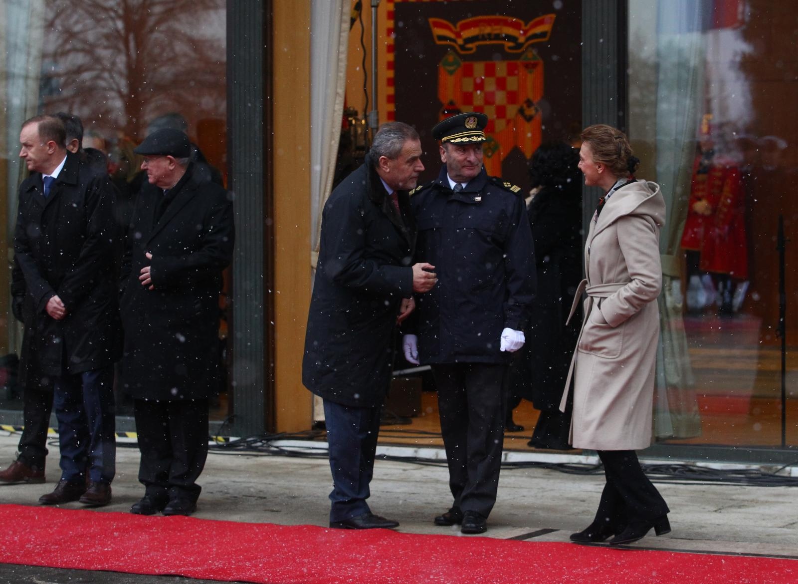 Doček Vučića na Pantovčaku Doček Vučića na Pantovčaku