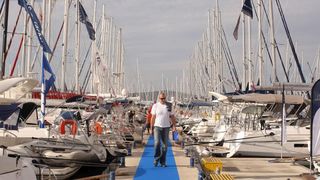 24.10.2013., Biograd – U Biogradu je jutros otvoren Biograd boat show. Na najvecem sajmu ovog tipa u Hrvatskoj preko 250 izlagaca sudjeluje s raznim novitetima iz podrucja nautike. Photo: Dino Stanin/PIXSELL