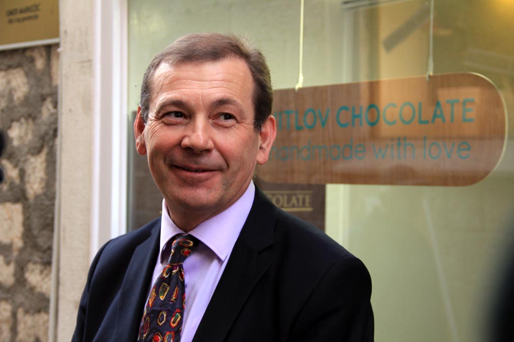 Dubravko Vitlov, otvorena prodavaonica čokolade, foto: Iva Perinčić