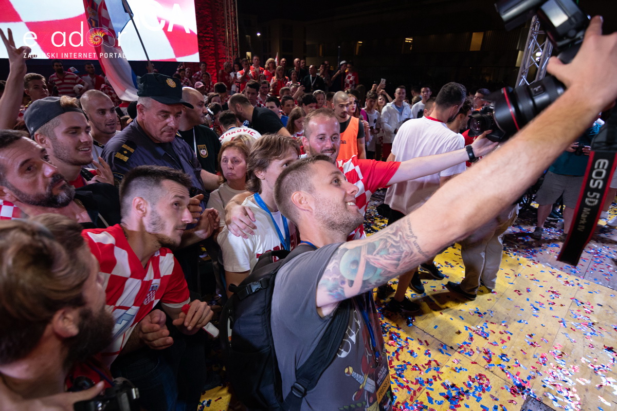 Veličanstven doček četvorice zadarskih Vatrenih