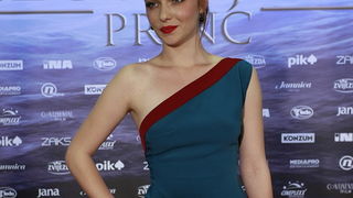 Zagreb, 260612.
Kaptol centar.
Veceras je u Cineplexxu odrzana premjiera filma Larin izbor – zgubljeni princ. 
Na fotografiji: Jagoda Kumirc.
Foto: Ronald Gorsic / CROPIX