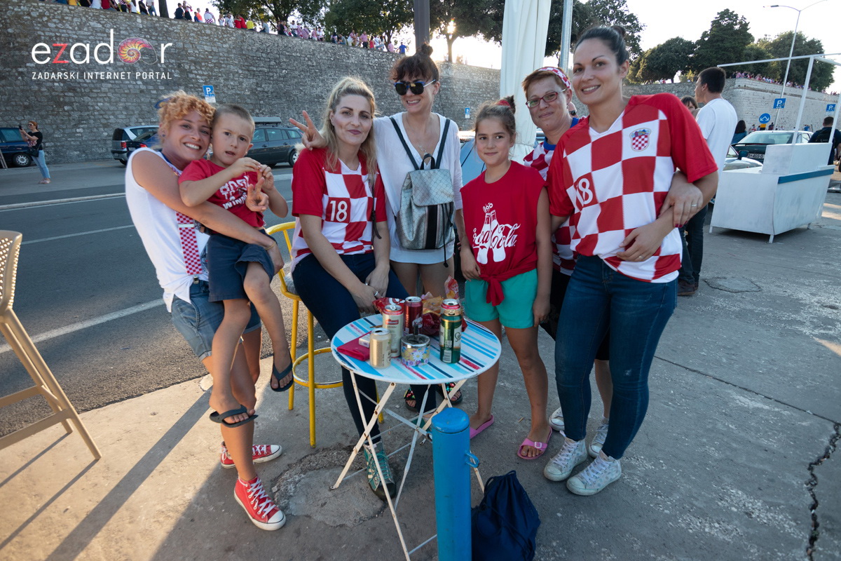 Veličanstven doček četvorice zadarskih Vatrenih Veličanstven doček četvorice zadarskih Vatrenih