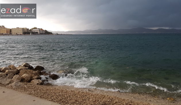 Približavanje nevere Zadru 2. rujna 2017