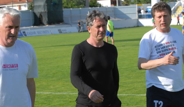 Zadar, 100509.
Stadion u Stanovima.
Susret 30. kola Prve HNL, Zadar – Cibalia.
Na fotografiji trener Cibalije Stanko Mrsic.
Foto: Andrija Lucic / CROPIX