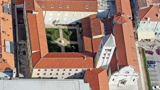 Zadar – Zračne snimke. Benediktinski samostan (foto: Marin Gospić)