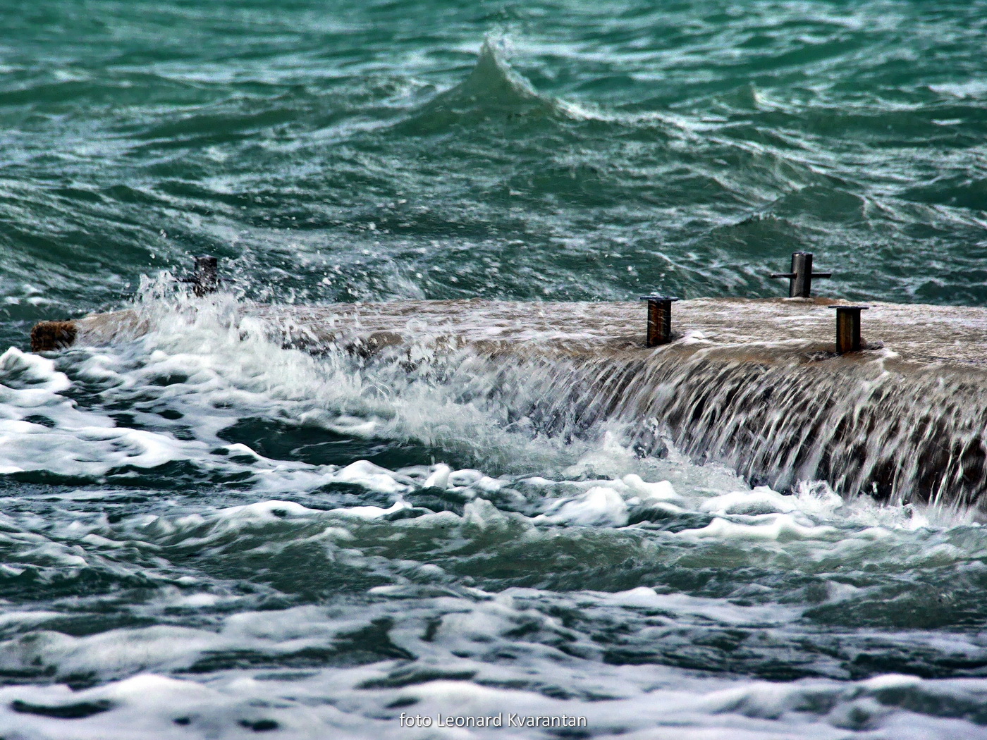 Olujno jugo u Zadru, nedjelja 6. prosinca 2020. godine