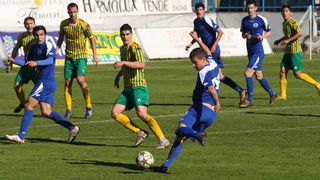 Zadar, 060413. 
Stadion na Stanovima.
Utakmica 26. kola prve HNL izmedju NK Zadar i NK Istra. Na fotografiji: igrac Zadra Marcel Heister.
Foto: Jure Miskovic / CROPIX