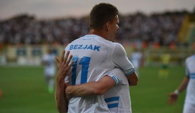 NK Rijeka. Veselje igraca Rijeke. Photo: Dusko Marusic/PIXSELL