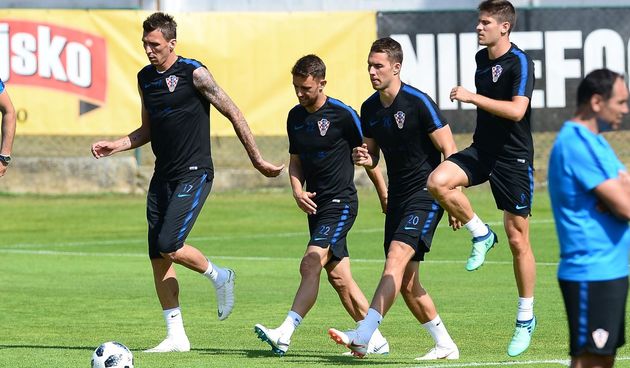 Hrvatska nogometna reprezentacija odradila jutarnji trening