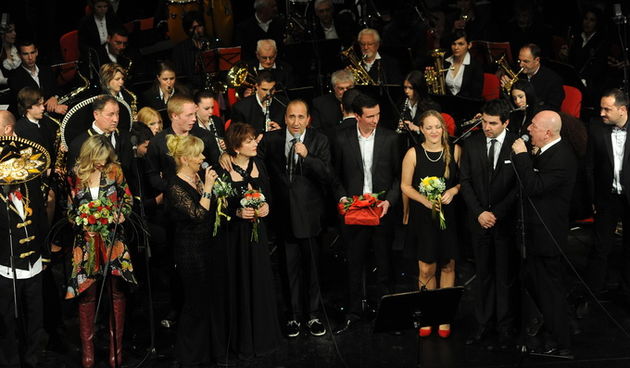 Zadar, 190313.
Gradska glazba Zadar organizirala je u HNK Zadar koncert povodom 20. godisnjice smrti Tomislava Ivcica. Uz Gradsku glazbu i klapu Niko kao domacine, nastupili su Mladen Grdovic, Zorica Kondza, Marina Tomasevic, Davor Pekota, Zoran Jelenkovi